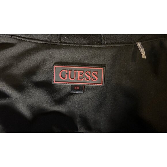 Guess Womens Black Insulated Coat Ski Winter Warm Jacket Soft Shell Size 2XL XXL - Picture 2 of 16